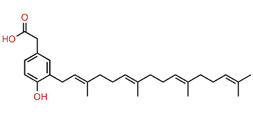 (4-Hydroxy-3-tetraprenylphenyl)-acetic acid